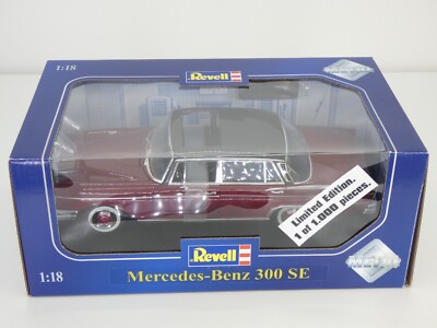 Mercedes Benz 300SE Revell 1960 W112 Rare Red Black 1:18 Bi