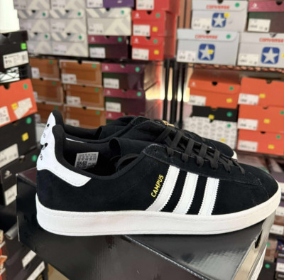 SIZE 6.5 MENS / 7.5 WOMENS Adidas Campus ADV Shoes B22716 Core Black