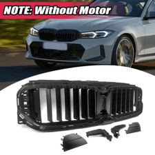 Gloss Black Front Kidney Grille Air Shutter Fits BMW G30 G31 5Series LCI 2021-23