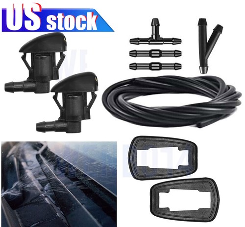 2-Pack Front Windshield Washer Nozzles For Ford Focus 2012-2017 - Wiper Spray Jet Replacement (CP9Z17603B) - View #11