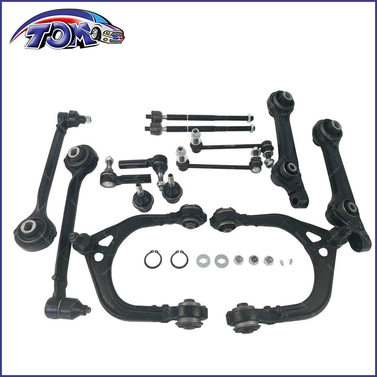 Dodge Chrysler Front 14 Piece Steering & Suspension Kit TRQ
