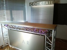 Mobile Cocktailbar, Tresen, Theke, Messe, Verkaufsstand für Gewerbe oder Privat