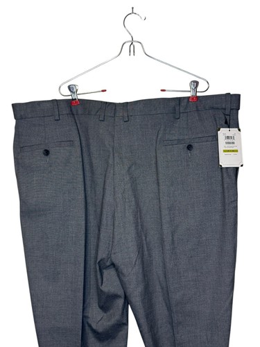 J.M. Haggar Men Dress Pants Classic Straight Fit Flat Front High-Rise Sz.44 NWT - Picture 8 of 10