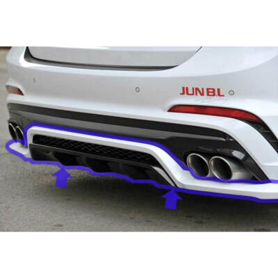 Heck Kofferraum Lippe Stoßstange Zierleiste für 2017 2018 Hyundai Avante AD S...