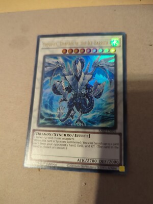 Trishula, Drache der Eisbarriere RA02-DE026 Ultimate Rare 1. Auflage 