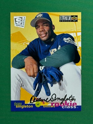 1995 Collector's Choice Special Edition #21 Duane Singleton Silver Signature