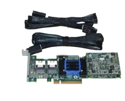Adaptec Raid Controller ASR-6805T 8 Ports PCIE2 x8 512MB+2*8087 to 8087 70CM