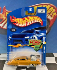 Hot Wheels 2002 Mainline 123 Evil Twin Gold LW_Gold 1940s Cadillac