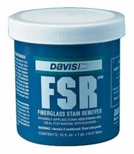 Davis Instruments FSR Fiberglass Stain Remover Gel 16 Oz 790