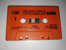 All Star Varios WEA Cinta Tape Cassette 1988 Sin Caja