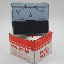 Analog Amp Panel Meter Current Ammeter 0-100A / DH-670 / Class 2.0 / 75 MV