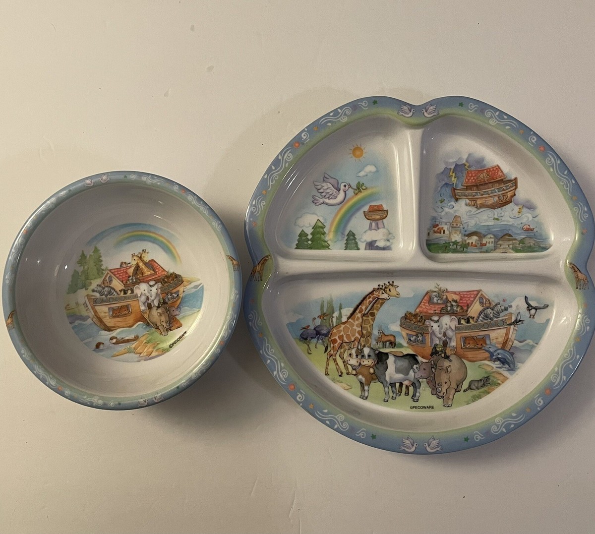 Vintage Noah's Ark Melamine 8