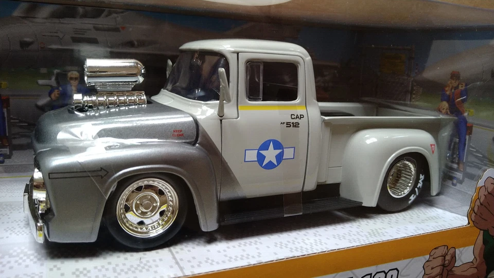 Jada 1/24 STREET FIGHTER  Guile & 1956 Ford F-100 (ET) - Photo 4/4