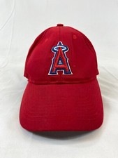 Youth Los Angeles Angels Baseball Cap Strapback Hat Red Team MLB Casual Sports