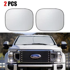2Pcs For Toyota Camry Large Car Windshield Sun Shade Screen UV Block Visor Cover