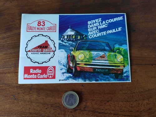 Autocollant Rallye de Monte Carlo 2012 - Collection
