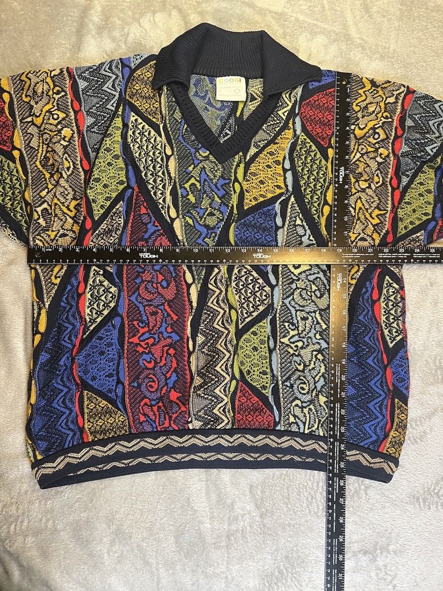 Coogi Australia カラフルカーディガン XL Coogi Australia カラフルカーディガン XL