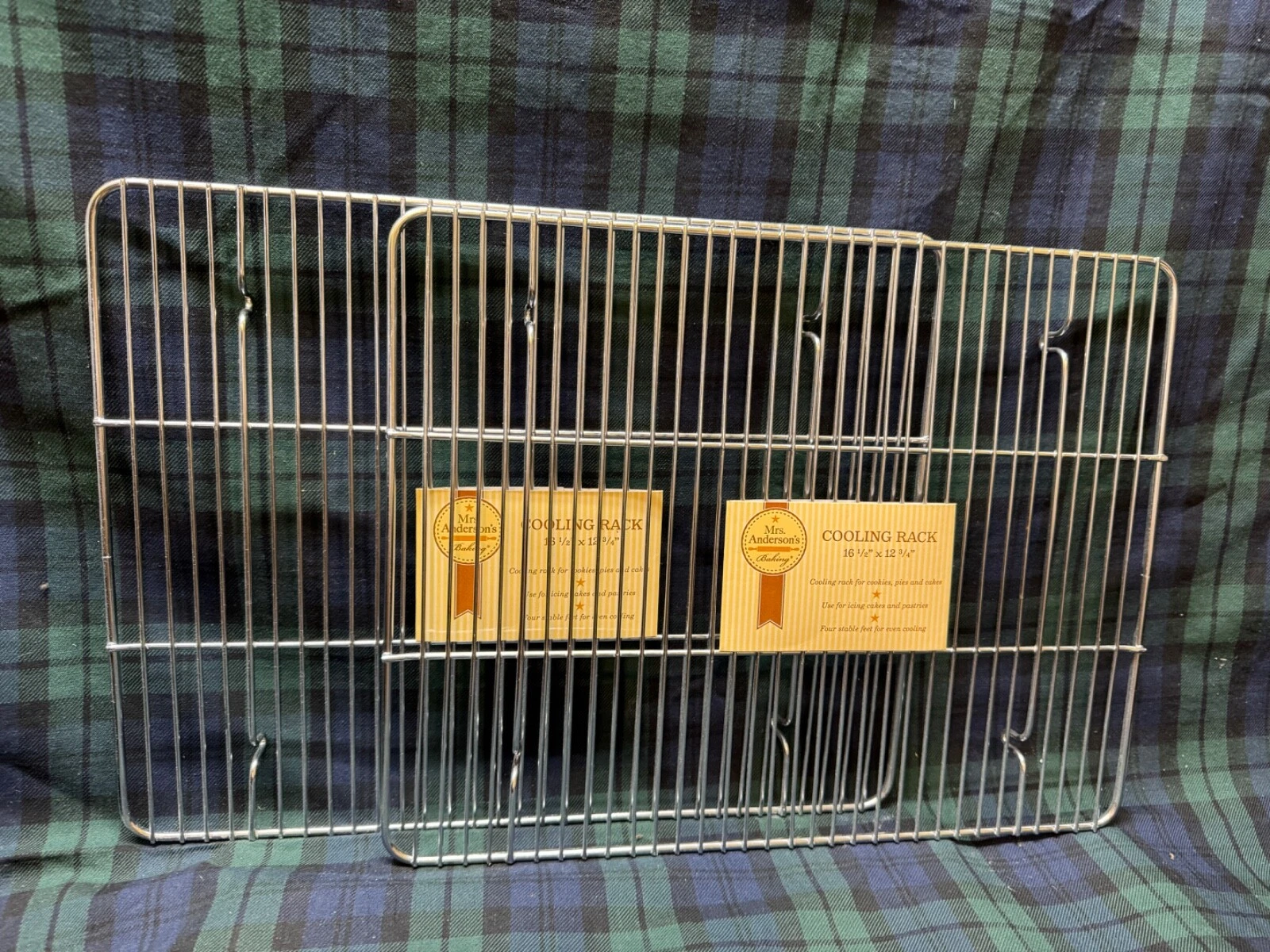 2 - Mrs. Anderson’s 43187 Baking Professional Cooling Rack, 16.5" x 13"
Opens in a new window or tab