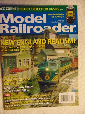 MODEL  RAILROADER Magazine May 2020 New England Realism