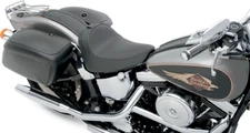 Drag Specialties Smooth Solo Seat w/ Optional EZ Glide Backrest System 0802-0618