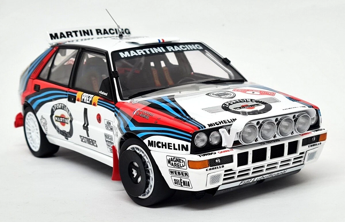 Kyosho 1/18 Lancia Delta HF Integrale '92 Monte Carlo Rally #4 Diecast model car