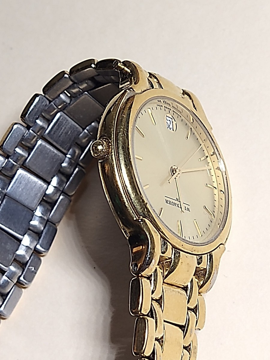 Wittnauer Quartz Watch 7 Jewels Gold Plate Sw2586 Swiss Made  display picture 3