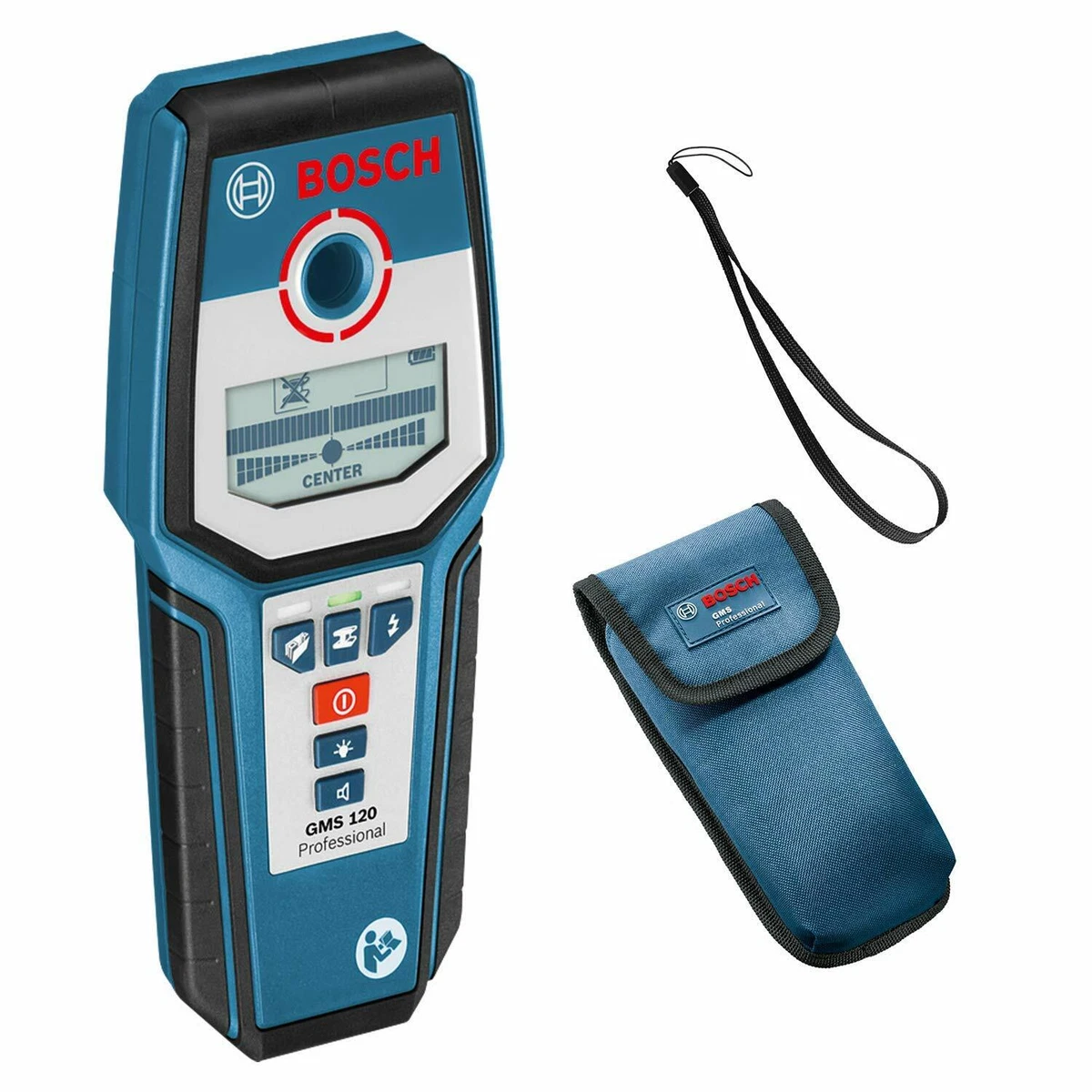 Bosch Professional Stud Finder GMS 120 max. detection depth wood magnetic