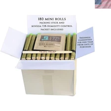 Natural Pre Roll Cones - 180 Mini Rolls