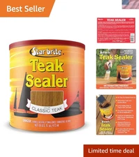 Classic Teak Sealer 16 OZ - Long-Lasting Gel for Low-Maintenance Wood Protection
