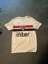 Sao Paulo Home Shirt #10 Dani Alves Print Men’s Size L