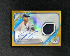 2022 Topps Bowman Chrome Gold Luis Gil RC Rookie Relic Auto RPA 33/50 QI95