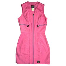 Versace Jeans Couture 1990's Vintage Dress Bubblegum Pink Size 24/38