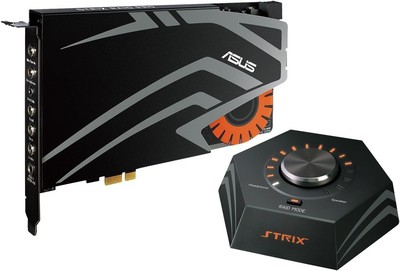 ASUSTek Hi-Res STRIX Gaming Sound Card PCI-E w/Control Box 24bit/192kHz STRIX
