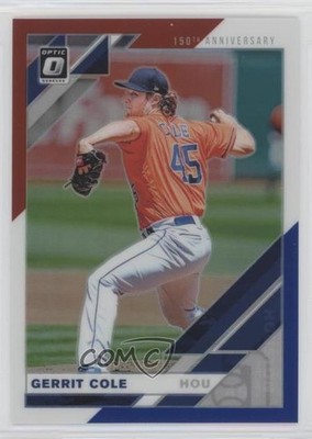 2019 Donruss Optic Red White & Blue 150th Anniversary Prizm /150 Gerrit Cole rg2