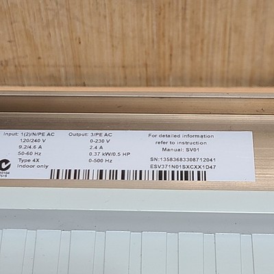 Lenze AC Tech SMVector Series NEMA 4X Enclosed Variable Frequency