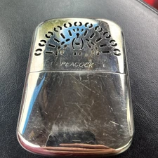 Vintage Peacock Chrome Hand Warmer / Made in Japan