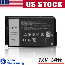 For Dell Latitude 12 7212 7220 Rugged Tablet Battery 34Wh 7.6V 2JT70 J7HTX 7XNTR
