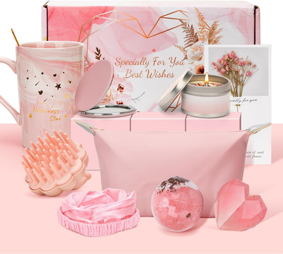 MOWETOO Geschenk Für Frauen, Damen Geburtstagsgeschenk Mit Rosenduft Wellness-Sp