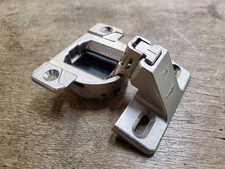 Blum COMPACT 33 Hinge, 110 degree, 130.110-01.23 Plate, 1/2 inch Overlay, Nickel