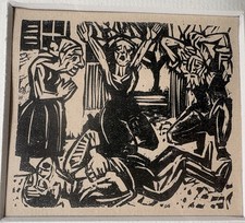 Ernst Ludwig Kirchner - ALTWINKEL- Holzschnitt 1923