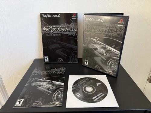 Need for Speed: Most Wanted Black Edition PS2 2005 CIB w/ DVD Slip Cover -TESTED