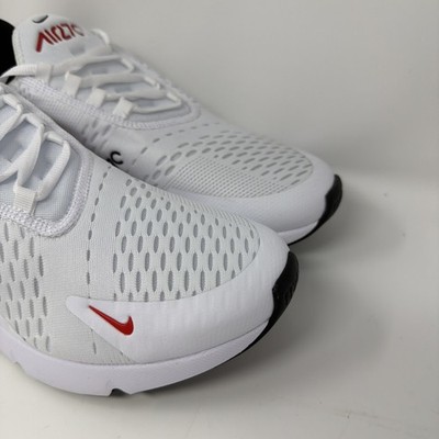 Nike Air Max 270 White Black University Red BV2523-100 Men\'s Size 11.5 Shoes Mens NIKE AIR MAX 270 BV2523-100 White/Black/University Red  main image 3