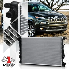 Aluminum Core Radiator OE Replacement for 14-18 Chrysler 200/Cherokee AT 13400