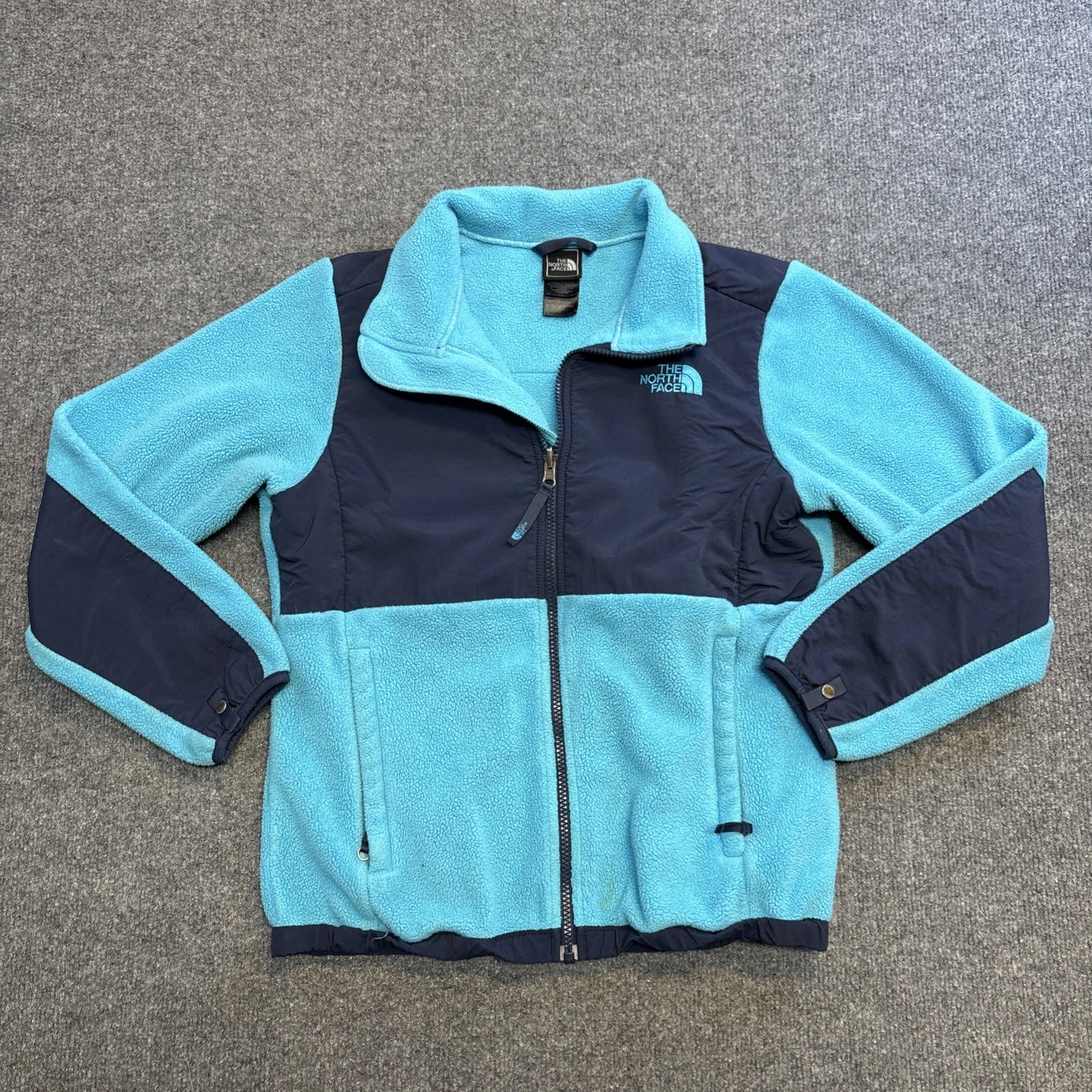 The North Face Denali Polartec Fleece Girls Full Zip Coat Jacket Large 14/16