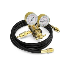TOOLIOM Argon CO2 Regulator, Welding Gas Regulator,0-4000 PSI Input Pressure