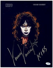 KISS Vinnie Vincent Signed Autographed 11x14 Photo Artwork Exact Proof