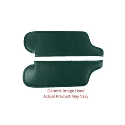 Sun Visor For 1970-1970 Pontiac Catalina Sedan 4-Door Cardboard/Fiberboard Green