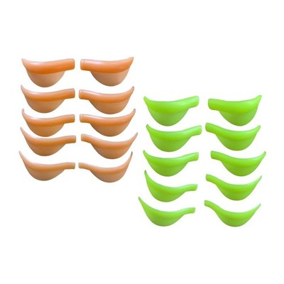 10 Stück Lash Lift Pads Silikon-Wimpernpads für den Salon-Heimgebrauch Lash