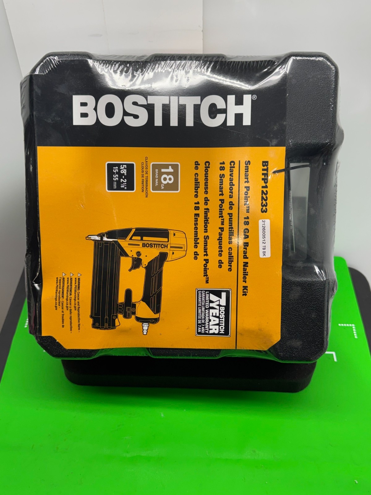 Stanley-Bostitch Nailer Brad 18 Gauge 1/4In Air BTFP12233