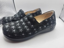 Womens Clogs Keli Algeria By PG Lite Kel 357 size 38 Black W/ Silver Stars